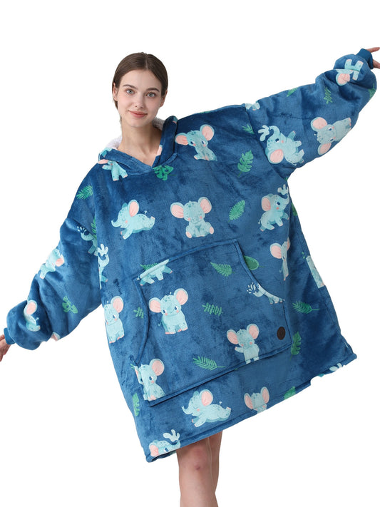 Elephant Blanket Hoodie
