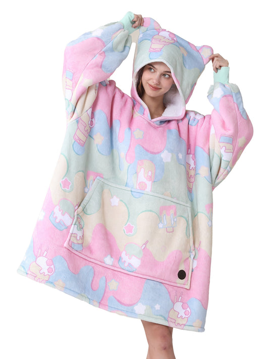 Ice Cream Blanket Hoodie