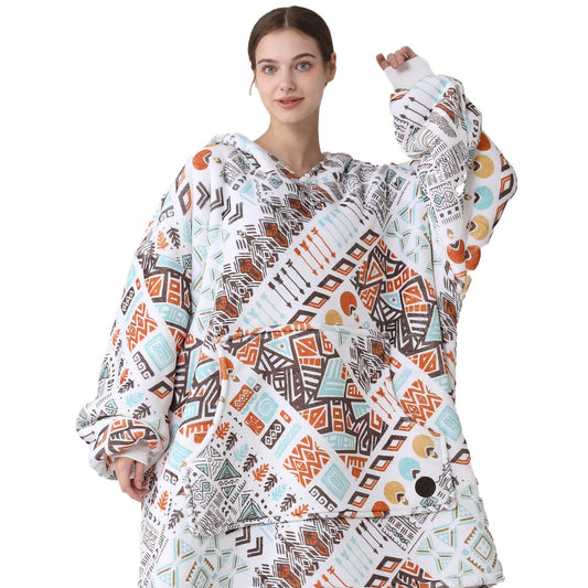 Bohemia Grey Blanket Hoodie