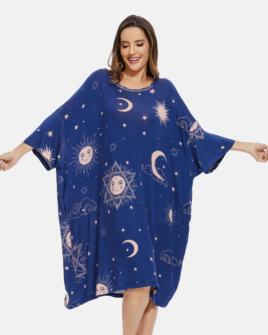 Three Poodle Blue Star Sleep Tee