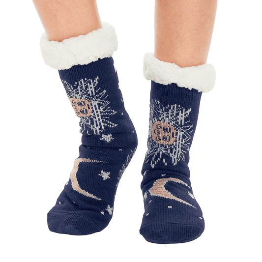 Starry Night Sherpa Socks