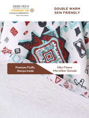 Bohemia Blue Blanket Hoodie