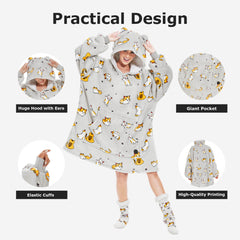 Cat Blanket Hoodie & Socks Bundle