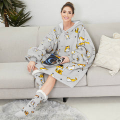 Cat Blanket Hoodie & Socks Bundle