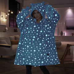 Luminous Grey Blanket Hoodie