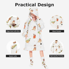 Sloth Blanket Hoodie & Socks Bundle