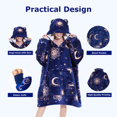 Starry Night Blanket Hoodie