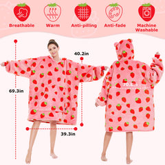 Strawberry Blanket Hoodie