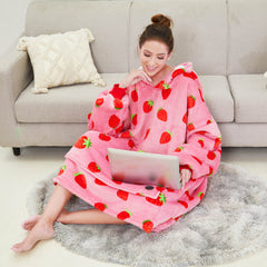 Strawberry Blanket Hoodie