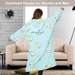 Avocado Extra-Long Blanket Hoodie