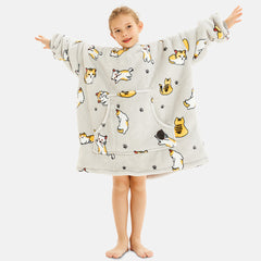 Kids' Cat Blanket Hoodie